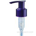 Plastlotion Bottle Pump Twist Lock Easy Lock med guldaluminium
